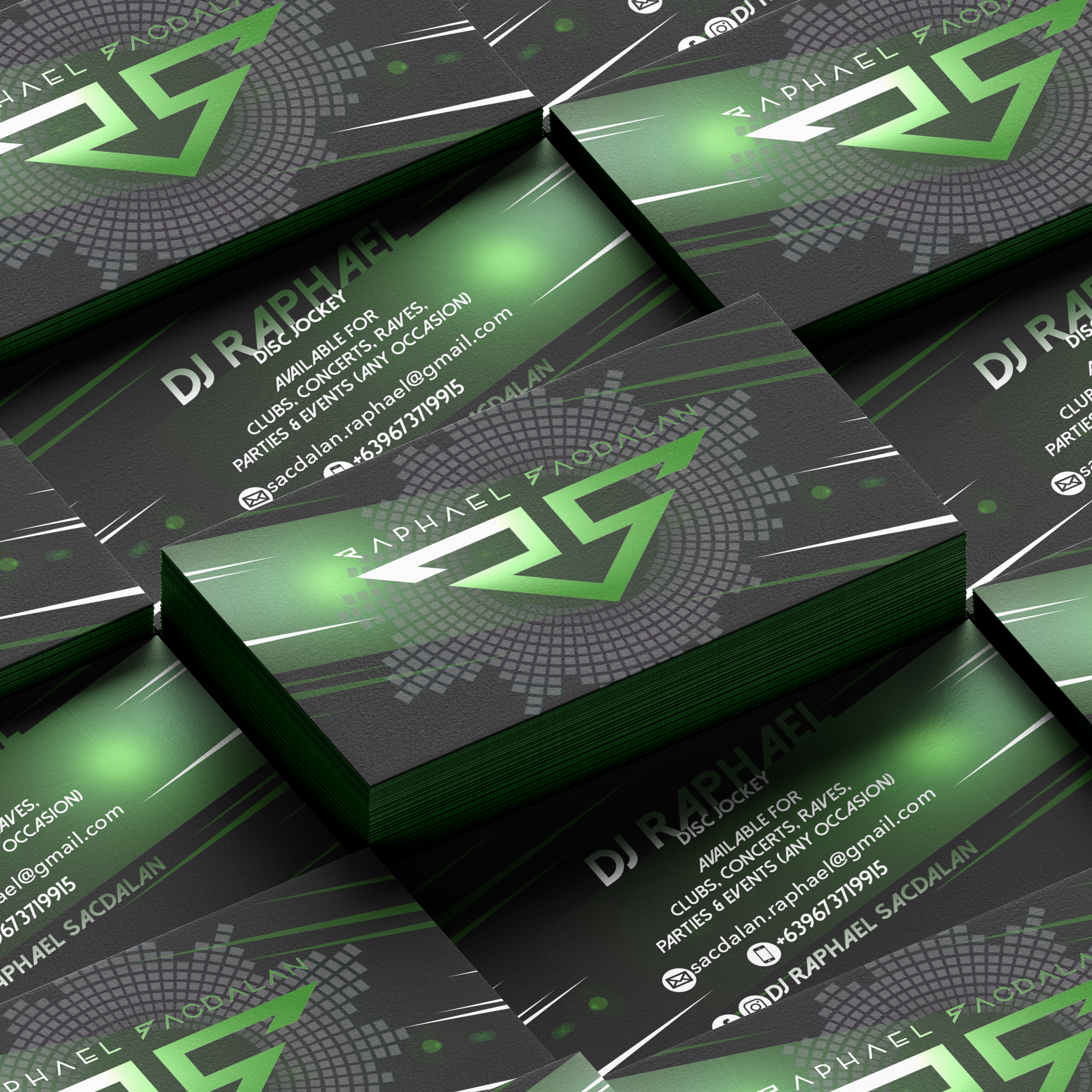 stack of business cards